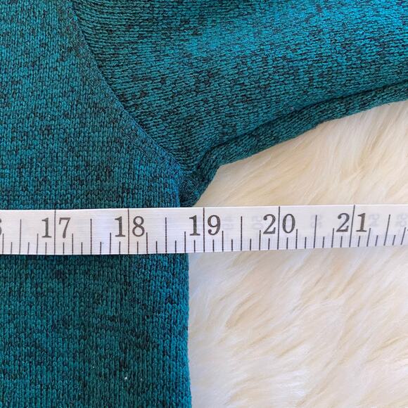 Eddie Bauer Men's Fleece Convector 1/2-Zip Pullover Knitted Sweater Green Small - Picture 10 of 11